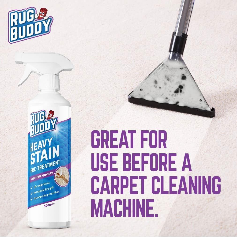 Rug Buddy Heavy Stain Pre-Treatment - Loosens Stubborn Stains | 500ml