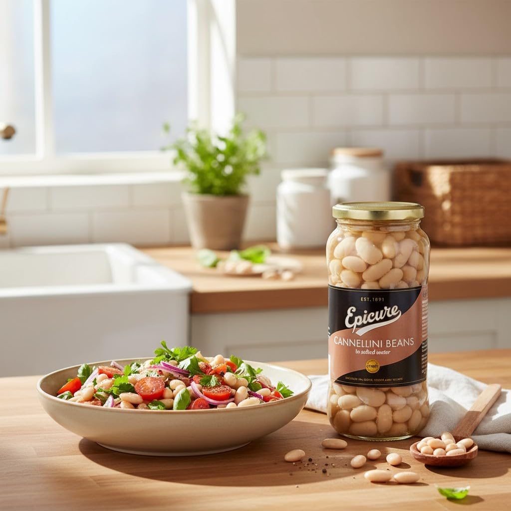Epicure Cannellini Beans in Salted Water - 540g 3