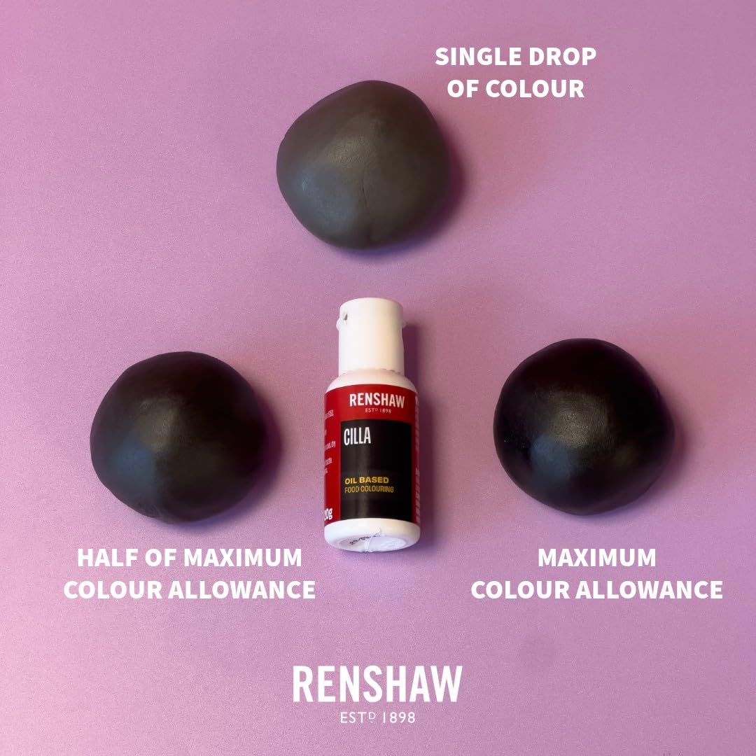 Renshaw Oil-Based Gel Food Colouring - Cilla Black, 20g 3