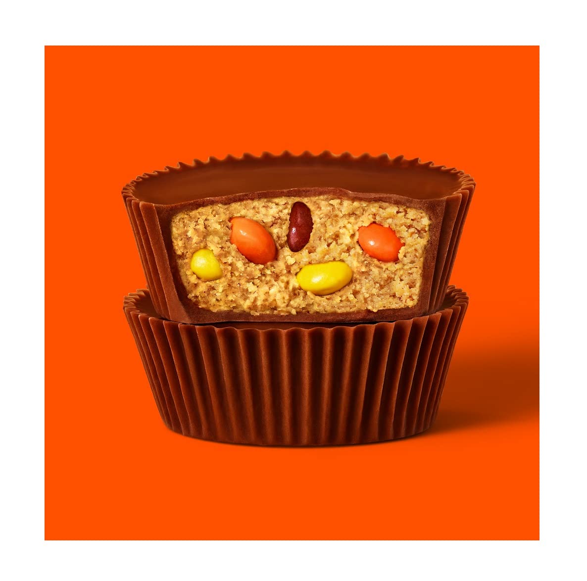 Reese's Milk Chocolate Peanut Butter Cups with Reese's Pieces, Giant Size, 16 Packs 3