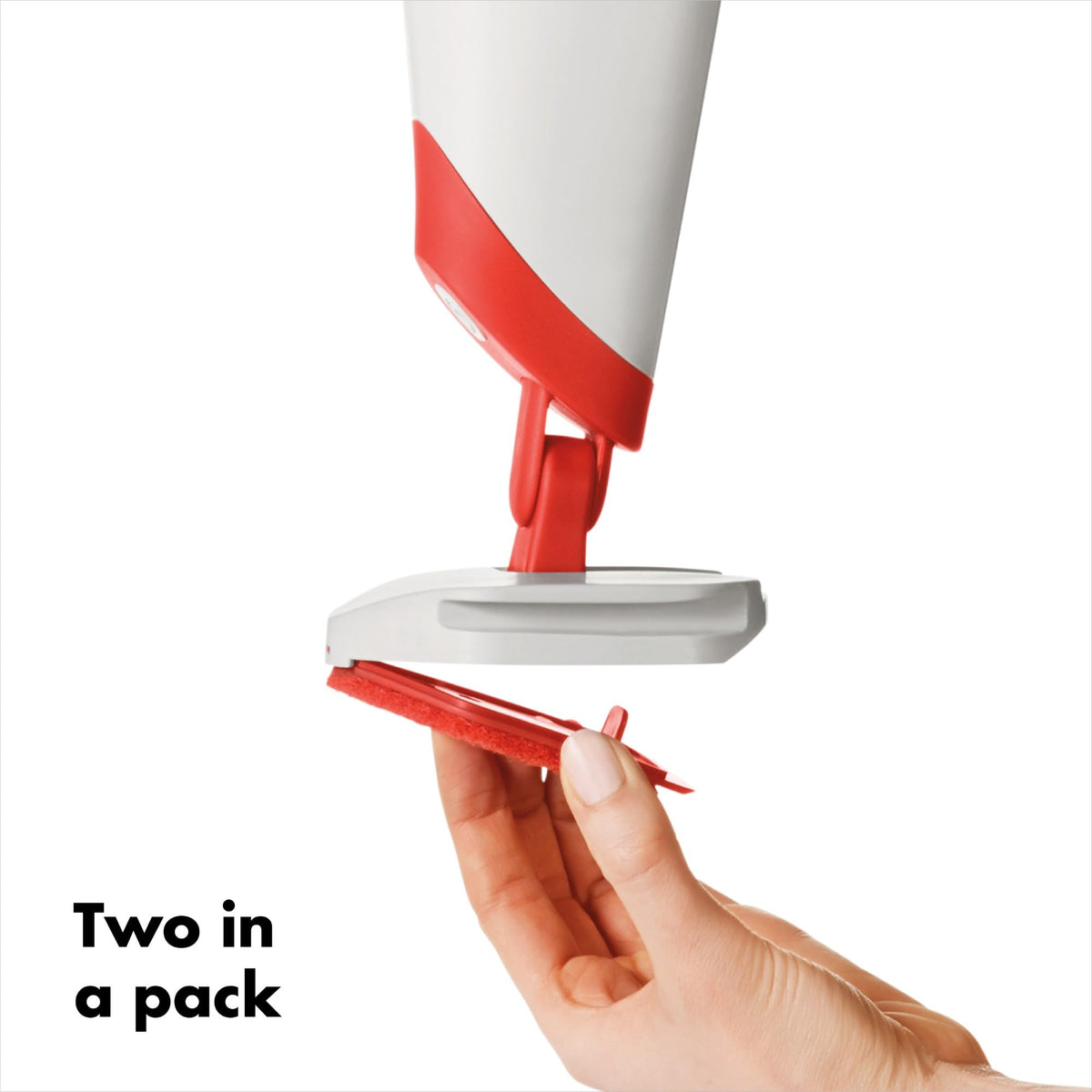 OXO Good Grips Spray Mop Scrubber Refill - Pack of 2 | Textured for Spot Cleaning 5