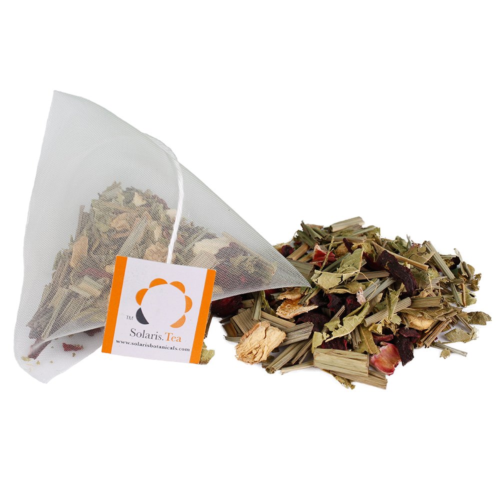 Solaris Tea I Speak Throat Chakra Herbal Tea - Caffeine-Free, Citrus Notes | 15 Biodegradable Teabags 9