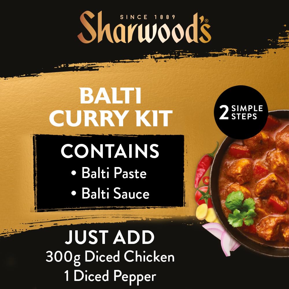 Sharwood's Chef's Special Balti Curry Kit - Authentic Indian Flavours | 5 x 280g Packs 3