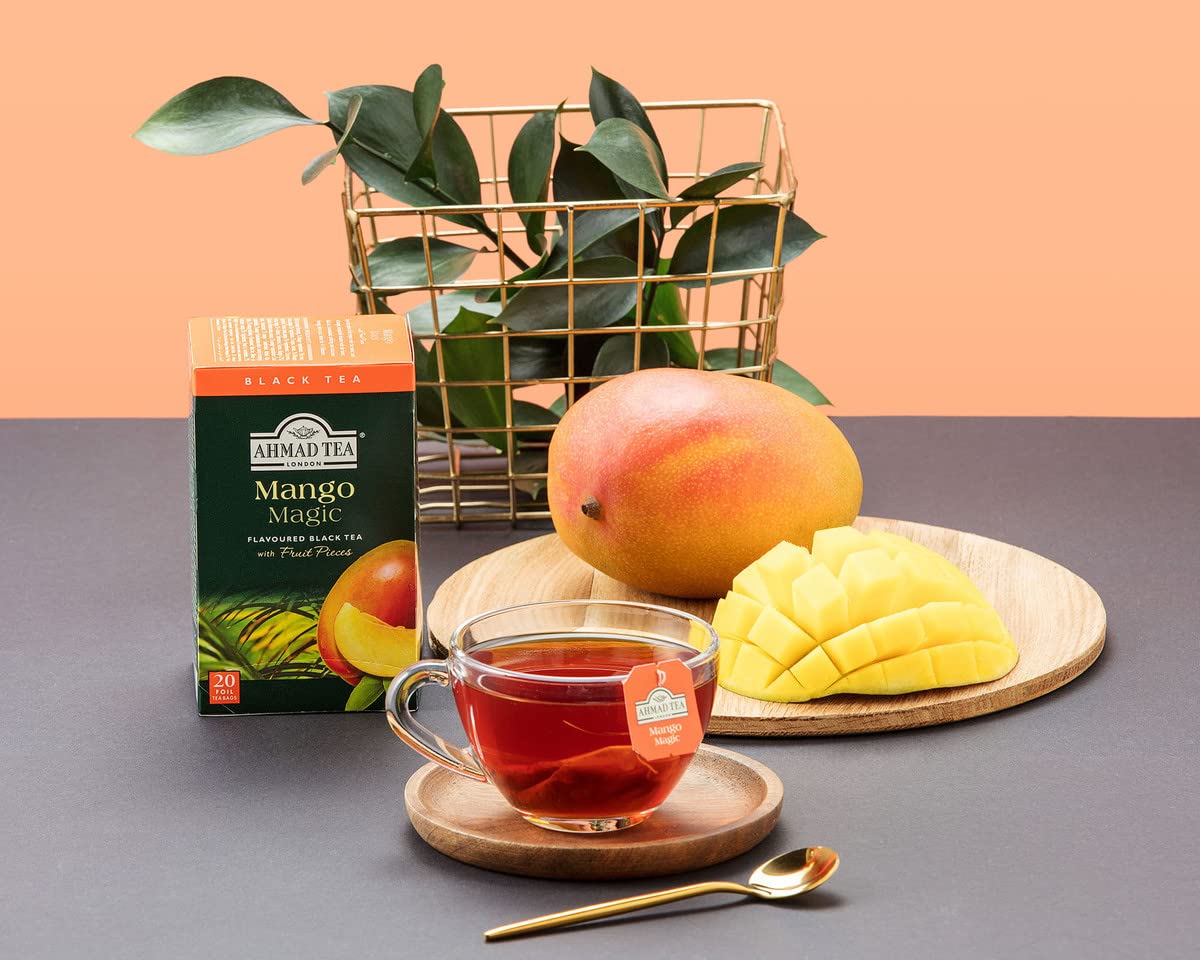 Ahmad Tea Mango Magic Black Tea - 20 Teabags (Pack of 2) 2