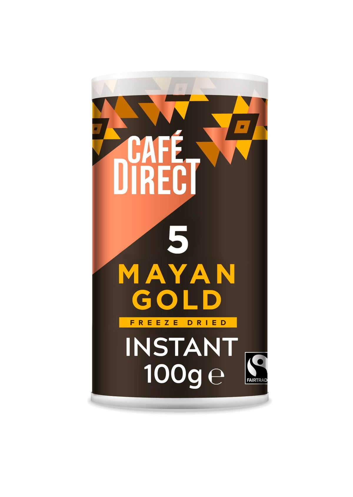 Café Direct Mayan Gold Freeze Dried Instant Coffee - 100% Organic Arabica, Strength 4, Caramel Notes