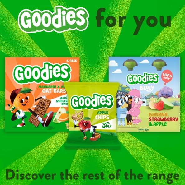 Goodies Dino Puffs Cheese & Onion Wholegrain Snacks - 3 x 12g Packs, For Ages 3+ 7