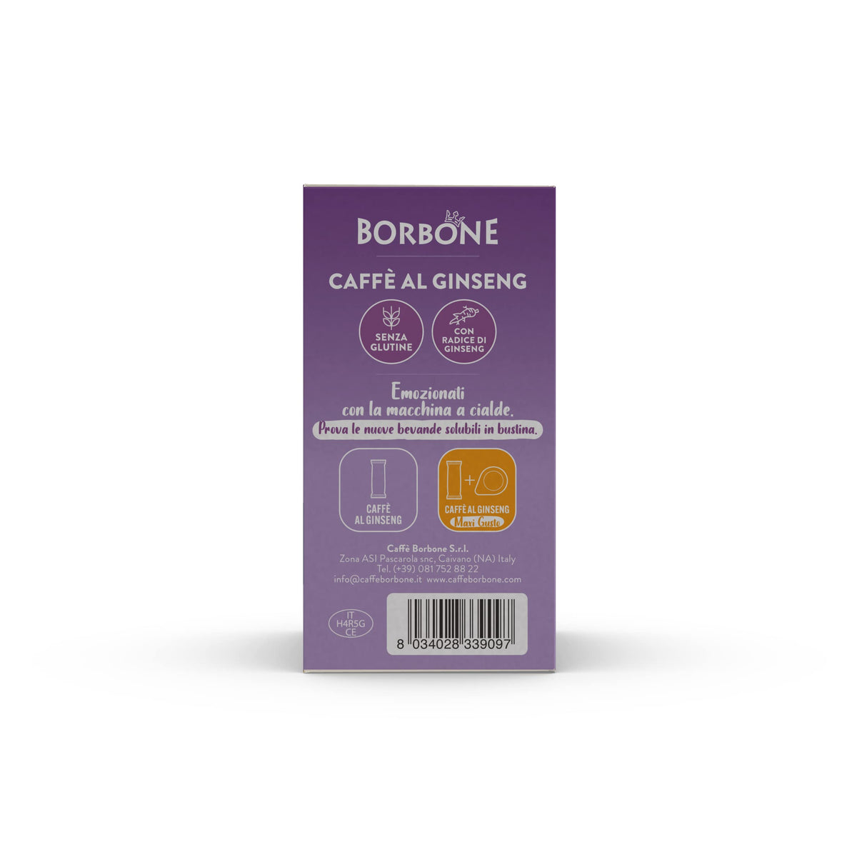 Caffè Borbone Ginseng Coffee Sticks - 80 Individual Sticks | Instant Drink | Made in Italy 4