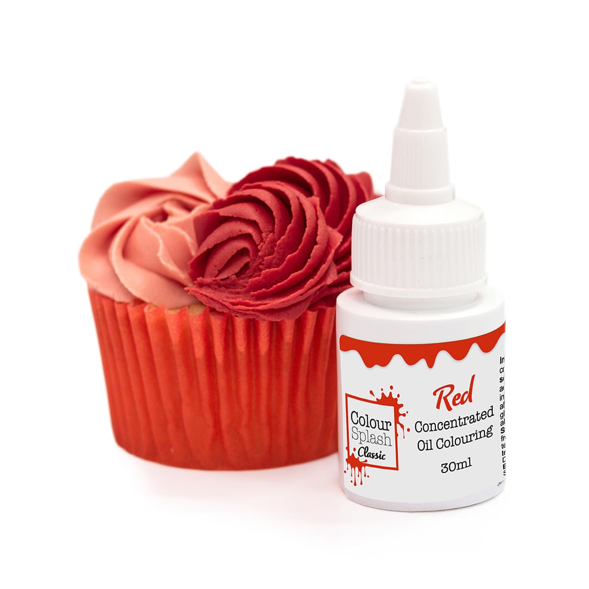 Colour Splash Oil Based Food Colouring - Red | 30ml Bottle