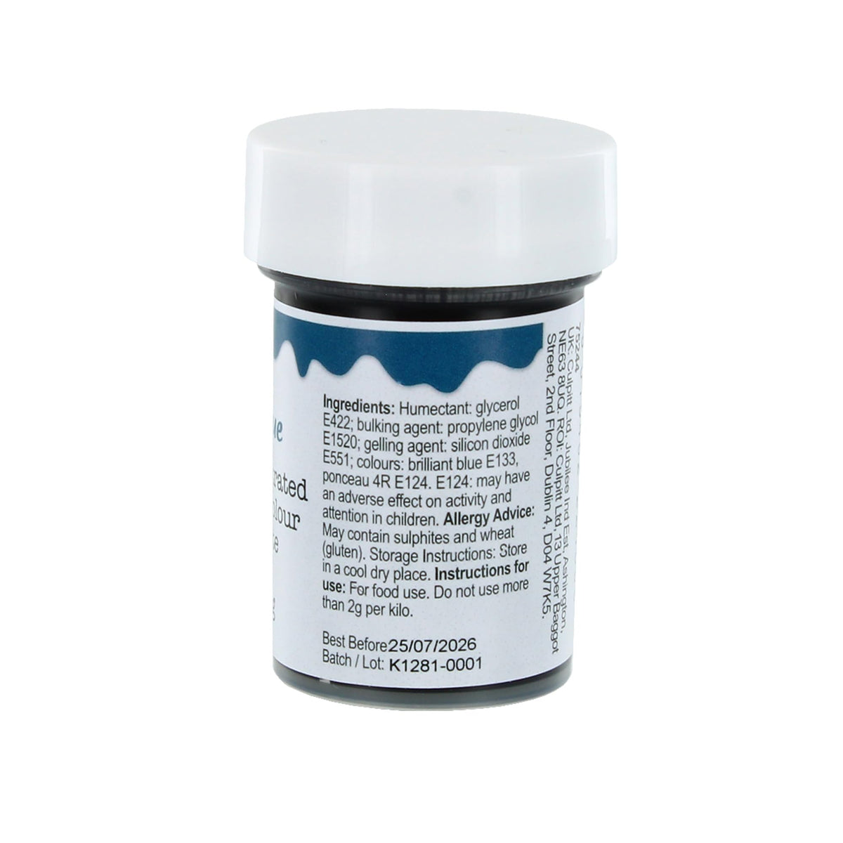Colour Splash Blue Food Colouring Paste - 25g 12