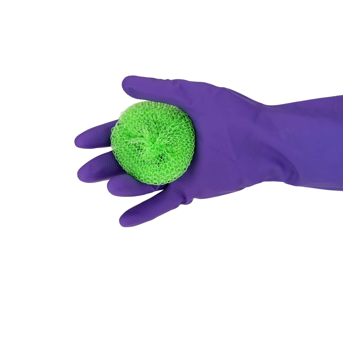IDEA HOME D.RECT Plastic Scourer - Pack of 3 | Reusable | Kitchen Cleaning 3