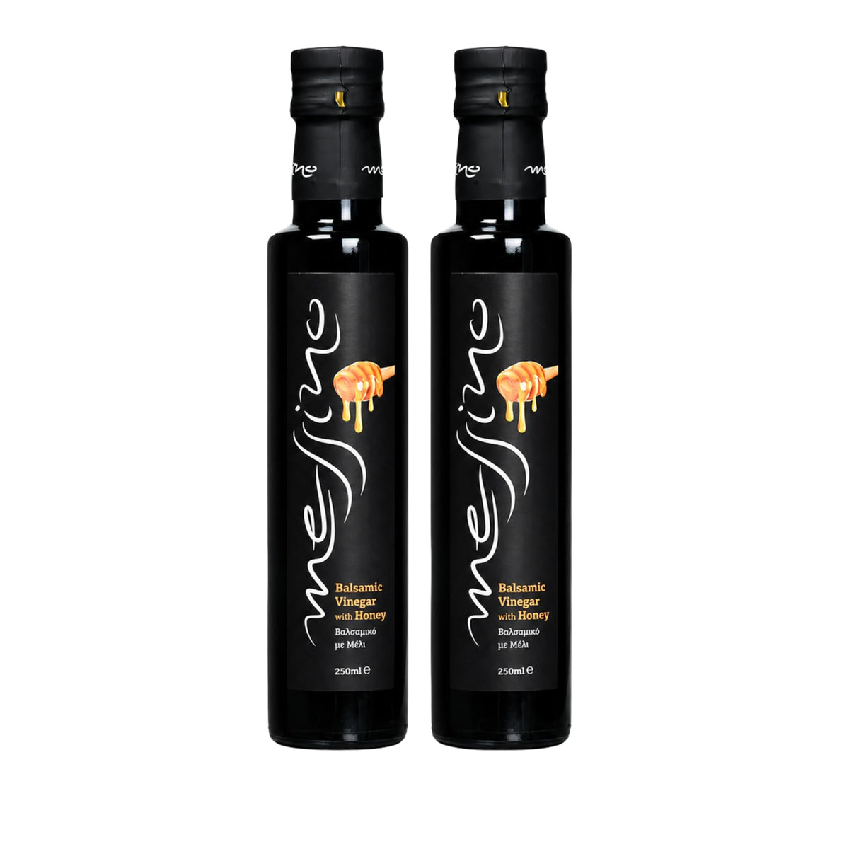 Messino Greek Balsamic Vinegar with Honey - 2 x 250ml Bottles