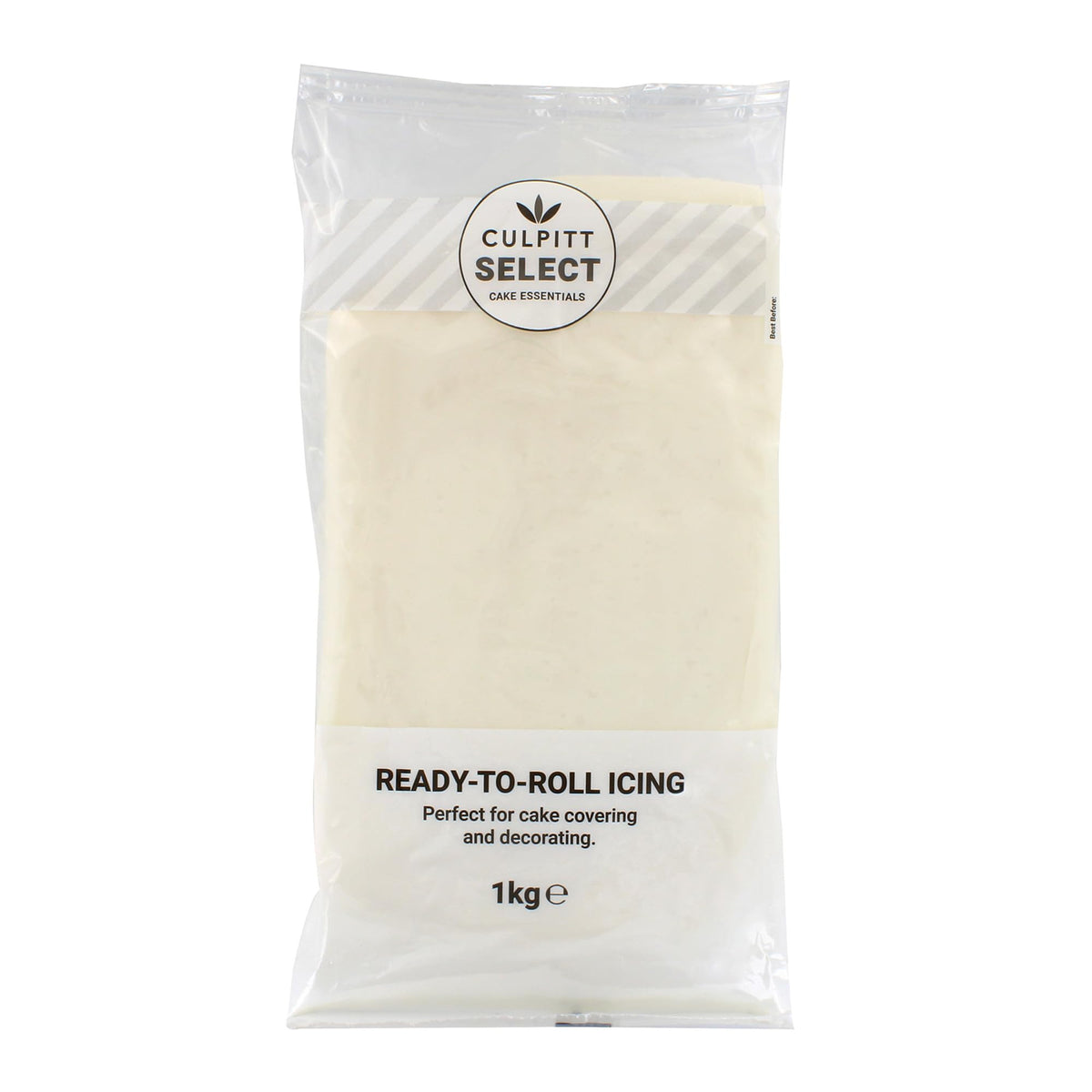 Culpitt Select Ready to Roll Icing - White Fondant Sugar Paste | 1kg | Vanilla Flavour