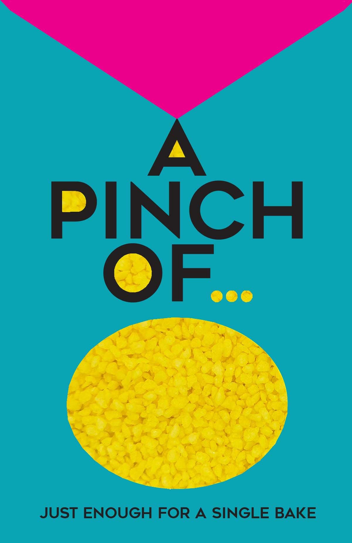 A Pinch of Sugar Crunch Lemon Flavoured Cake Topper Sprinkles - 30g