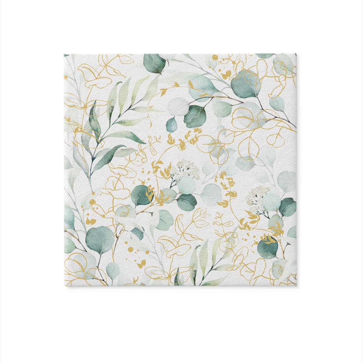 PAW Decor Collection Golden Eucalyptus Airlaid Napkins - 40 x 40 cm, 50 Pack 3