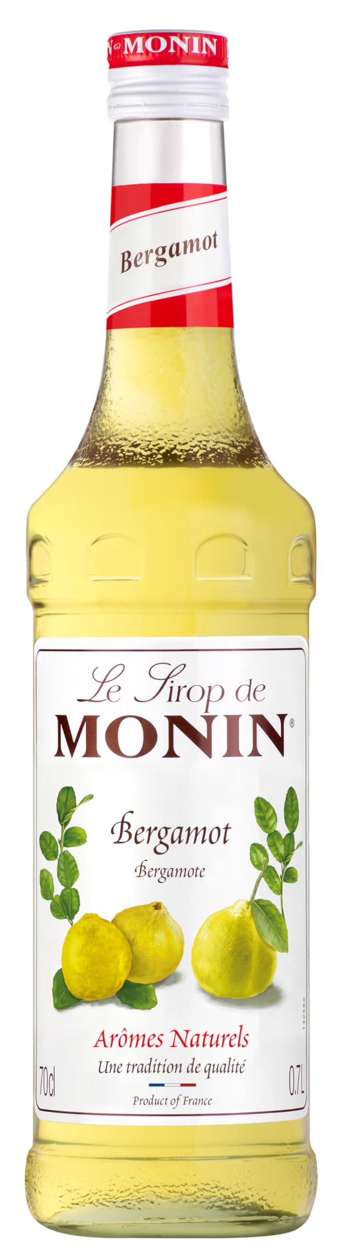Monin Bergamot Syrup - Vibrant Citrus Flavour | 700ml | Vegan-Friendly