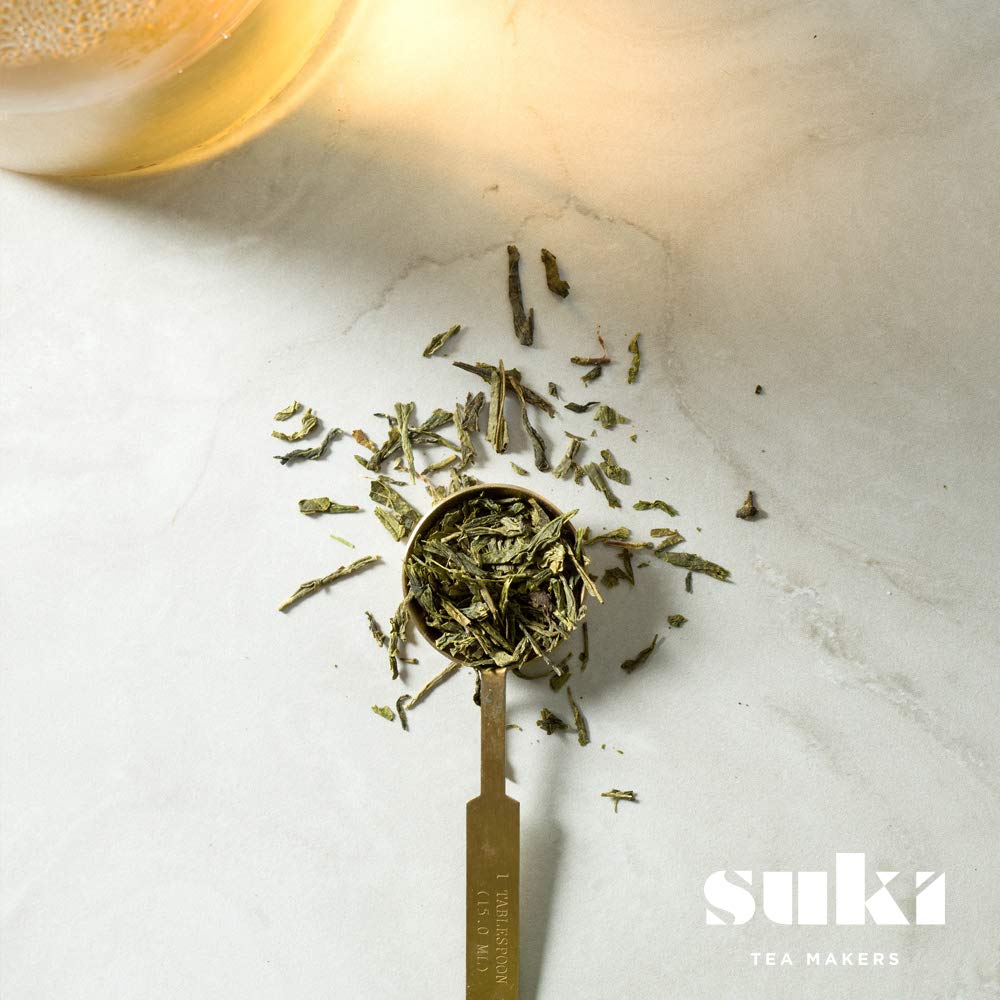 Suki Tea Organic Green Tea Sencha - 50 Pyramid Tea Bags | Antioxidant Properties | Eco-Friendly Packaging 4