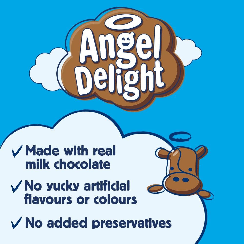Angel Delight Chocolate Flavour Instant Dessert Mix - 600g 3