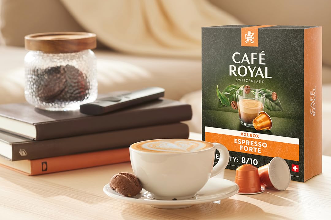 Café Royal Espresso Forte Capsules - 8/10 Intensity | 36 Count | UTZ Certified 5
