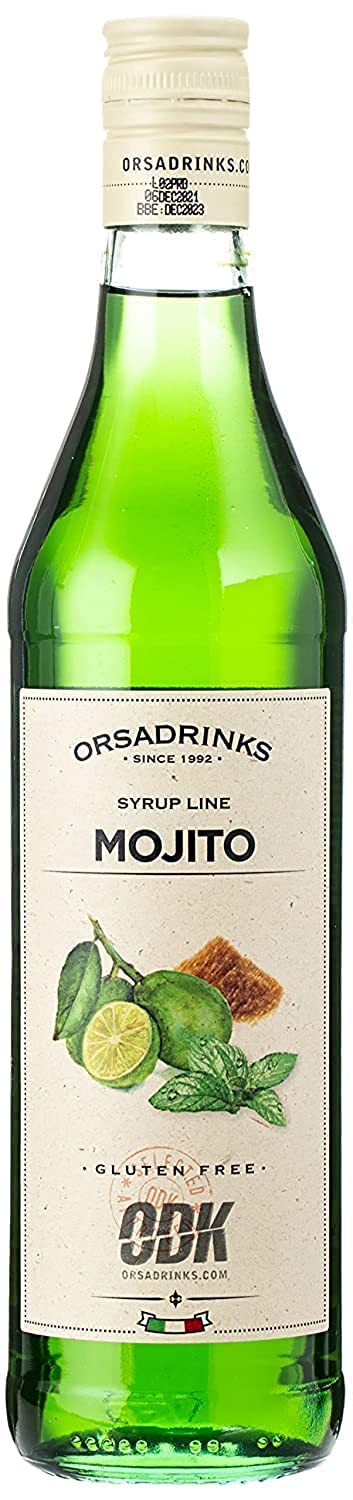 ODK Mojito Syrup - 750ml | Ideal for Cocktails, Coffee, Iced Tea, Desserts