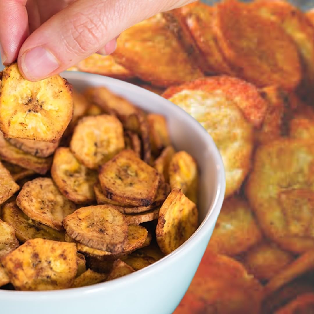 Puregro Plantain Chips with Chilli - Spicy Snack Multipack | 24 x 60g 5