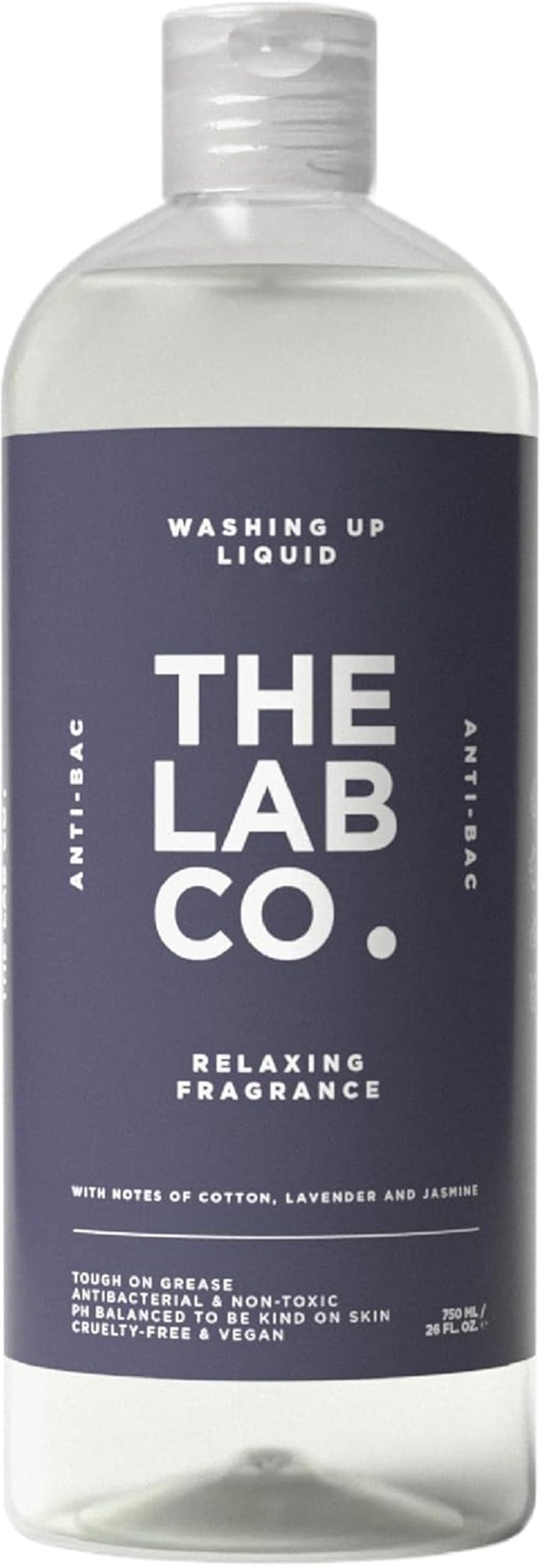 The Lab Co. Antibacterial Washing-Up Liquid - Tough on Grease, Gentle on Skin | 750 ml