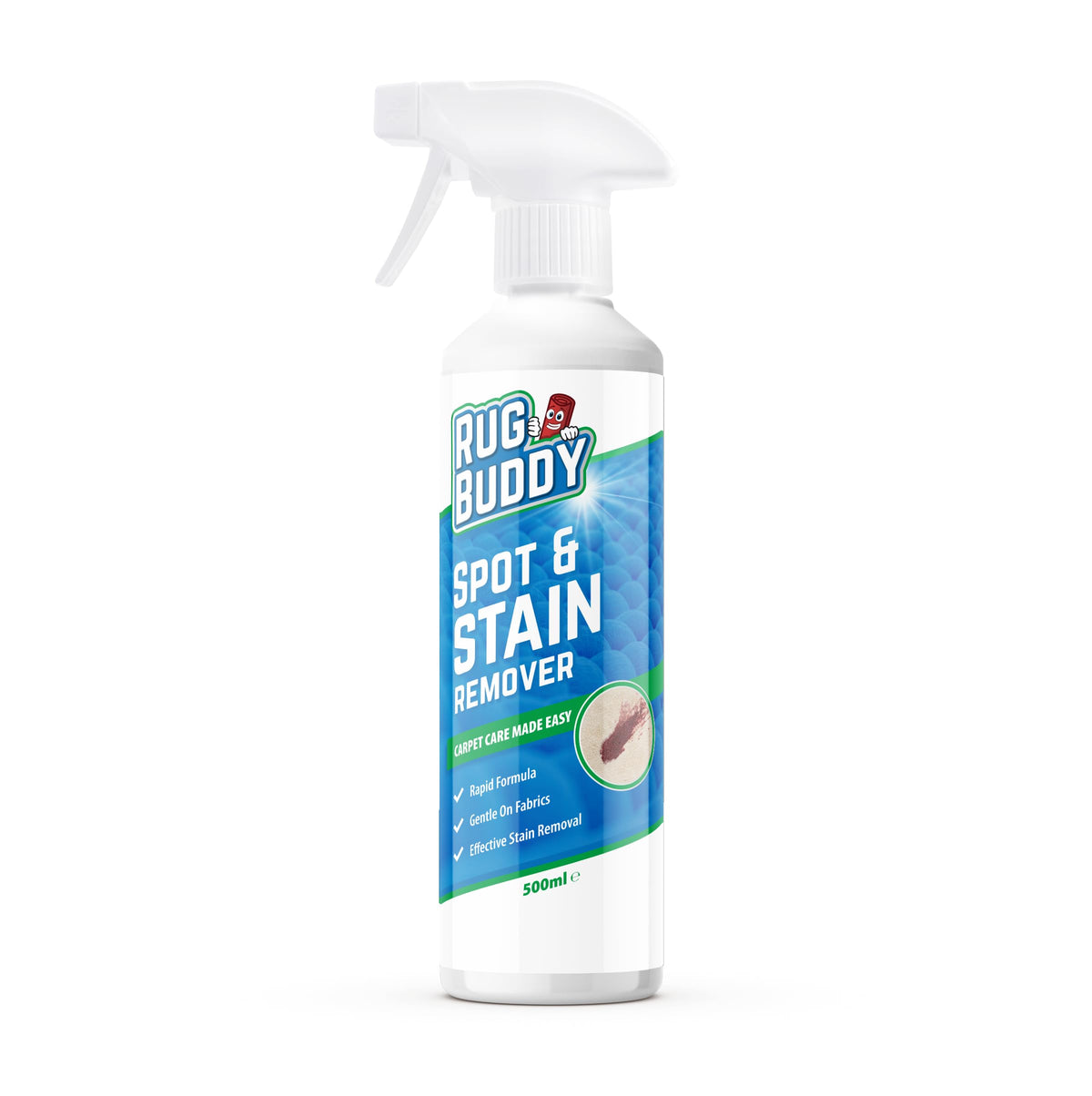 Rug Buddy Spot & Stain Remover - 500ml | Carpet & Upholstery Cleaner | Non-Toxic