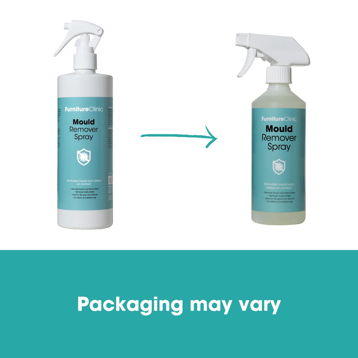 Furniture Clinic Mould Remover Spray - 500ml Bottle | Kills Mould & Mildew | Fresh Scent 7