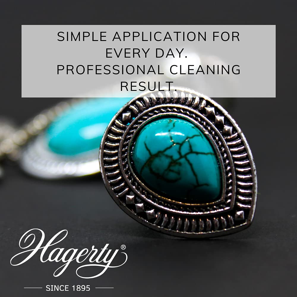 Hagerty Fine Stones Cloth - Cleans & Restores Shine on Pearls, Opals, Turquoise | 36x30cm Cotton 4