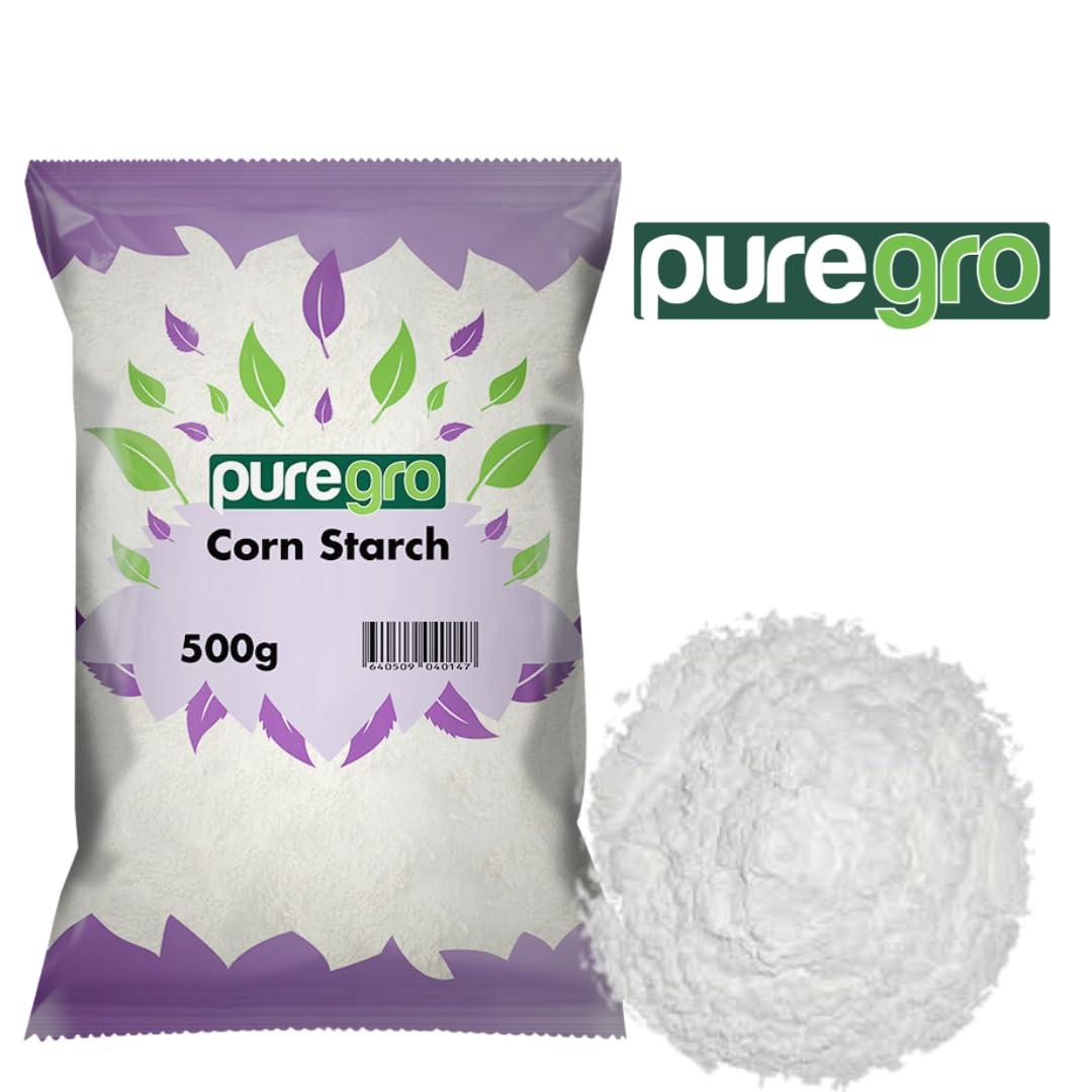 Puregro Corn Starch - Premium Quality Thickener for Cooking & Baking | 500g Powder 3
