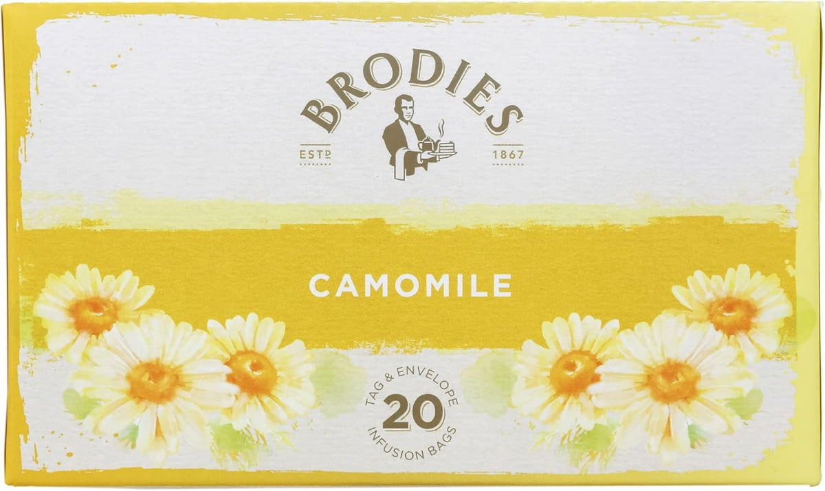 Brodies Camomile Herbal Tea - Promotes Relaxation | 120 Tea Bags | Caffeine Free 7