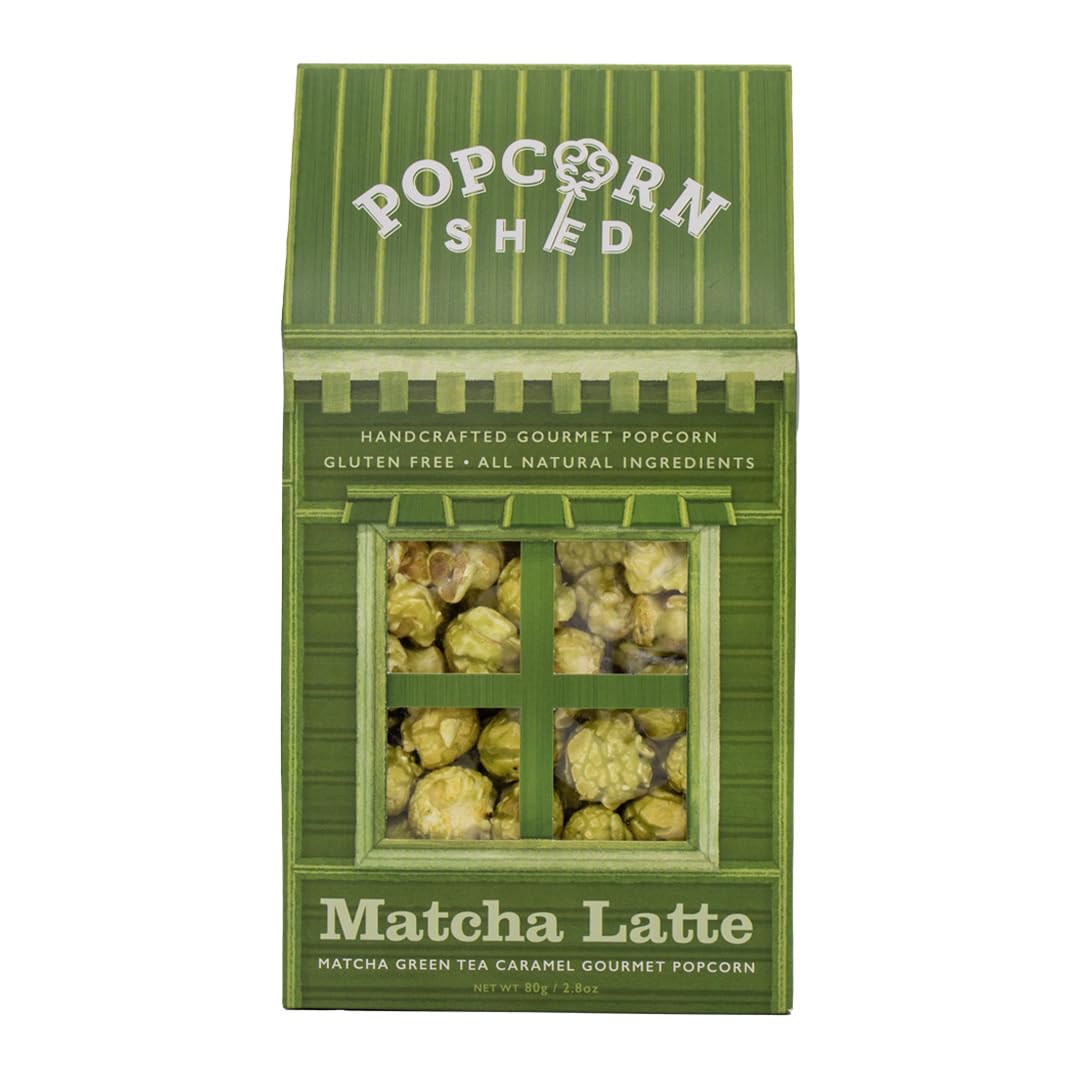 Popcorn Shed Matcha Latte Popcorn - 80g (Pack of 3) | Vegetarian | Gluten-Free 2