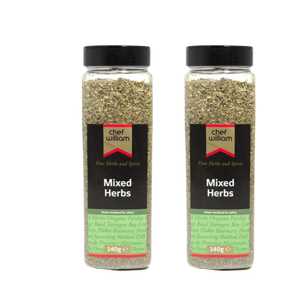 Chef William Mixed Herbs - 140g Bag | Blend of Marjoram, Thyme, Parsley, Basil, Savory 1