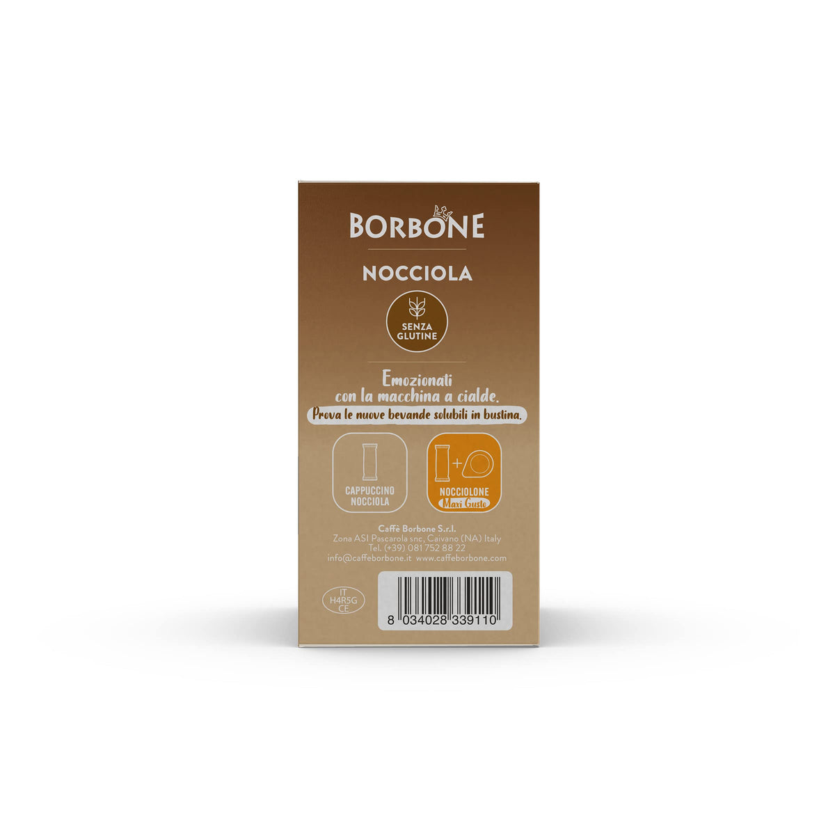 Caffè Borbone Hazelnut Coffee Sticks - 80 Individual Sticks | Instant Hot Drink | Gluten-Free 4