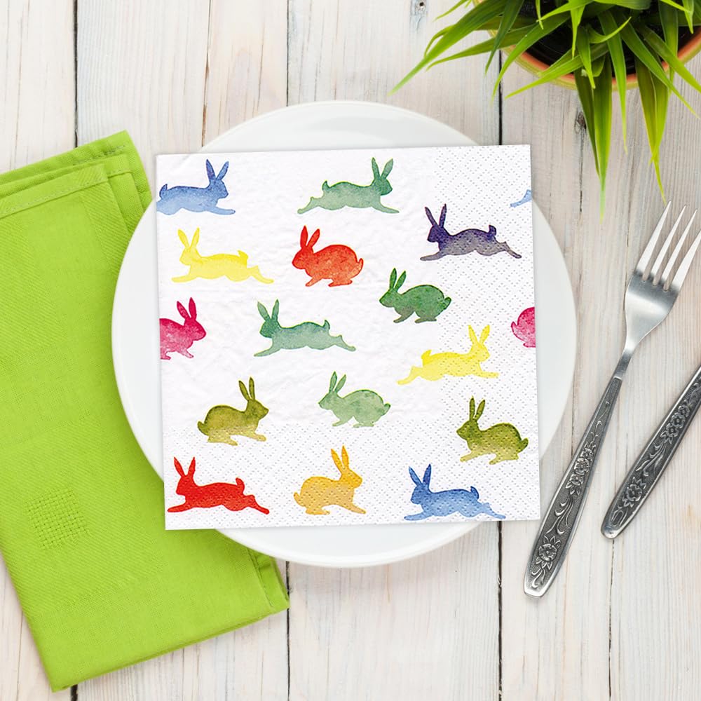 Anniversary House Tiflair Luxury Spring Napkins - 20 Pack, 3-Ply Paper, 33x33cm 3