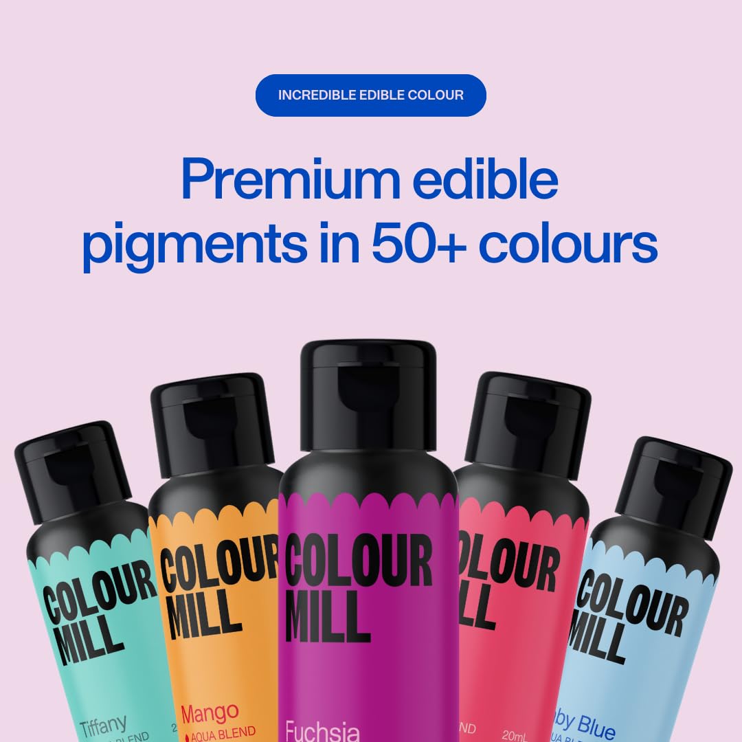 Colour Mill Aqua Blend Food Colouring - Baby Pink | Water-Based | 20ml 4