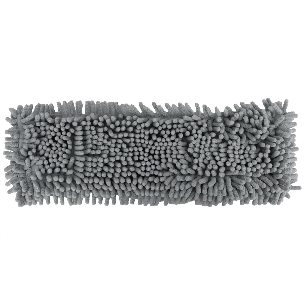 JVL Chenille Mop Replacement Pad - Machine Washable Microfibre Refill | Pack of 2 | Grey 2