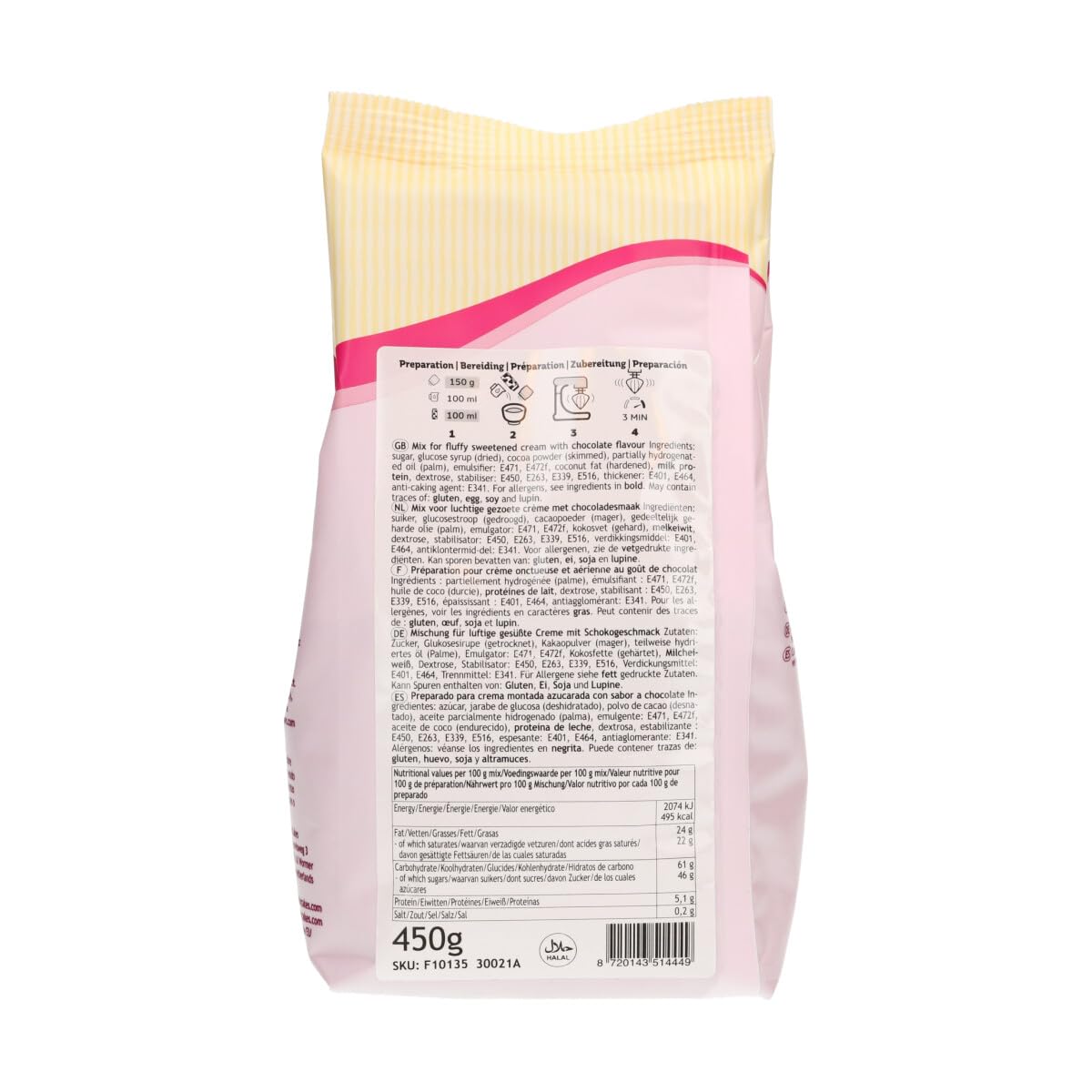 FunCakes Mix for Enchanted Cream Choco - Light & Fluffy Chocolate Cream Mix | 450g 4