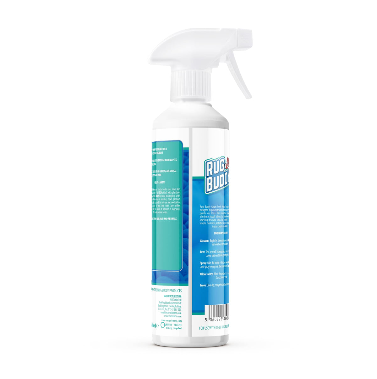 Rug Buddy Carpet Fresh Odour Remover - 500ml Lemon Scent 7