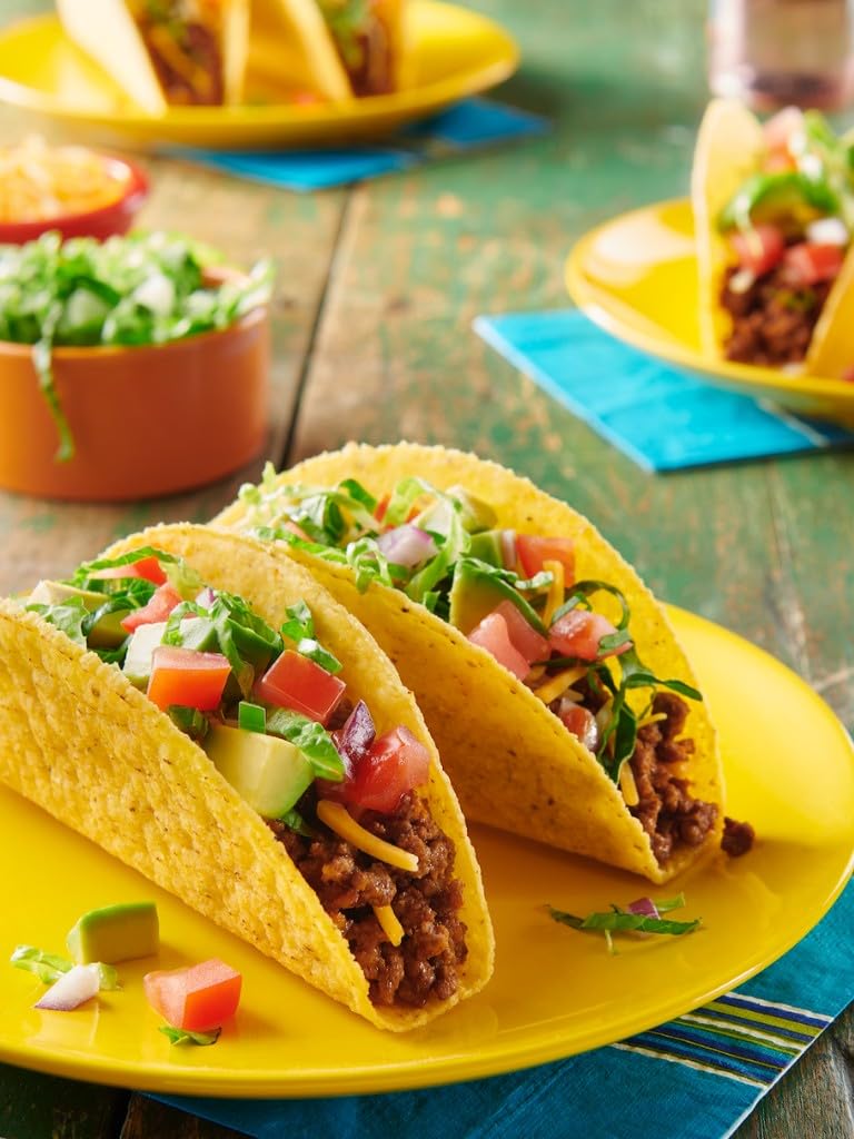 Old El Paso Smoky BBQ Crunchy Taco Kit - 12 Taco Shells, Smoky BBQ Seasoning Mix, Mild Salsa | 292G 7