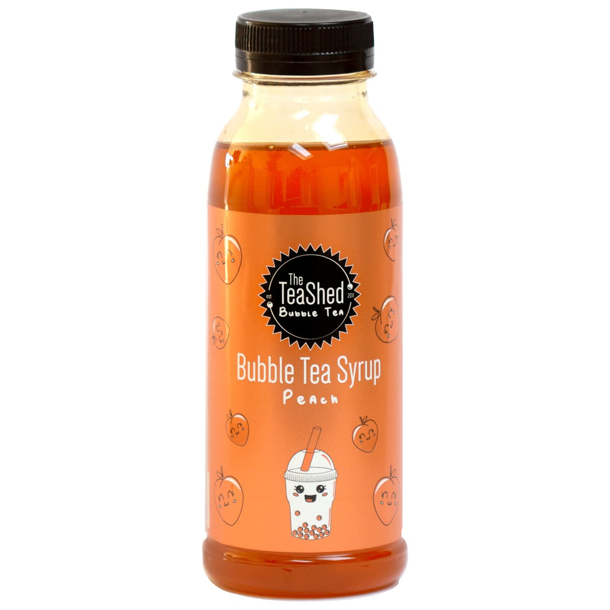 The TeaShed Peach Bubble Tea Fruit Syrup - 330ml | Makes 11 Servings