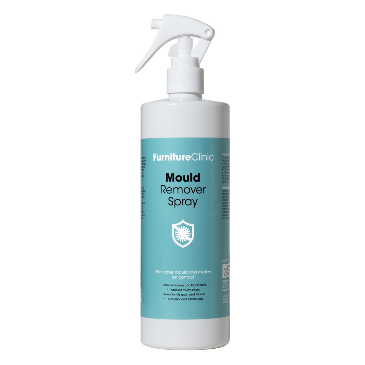 Furniture Clinic Mould Remover Spray - 500ml Bottle | Kills Mould & Mildew | Fresh Scent