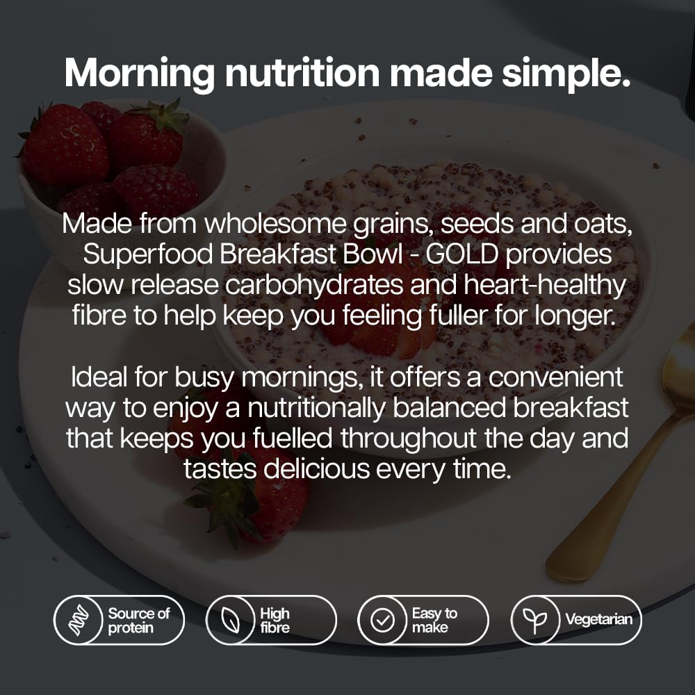 THE PROTEIN WORKS Superfood Breakfast Bowl - Summer Berry Feast | High Protein | 1.2kg 5
