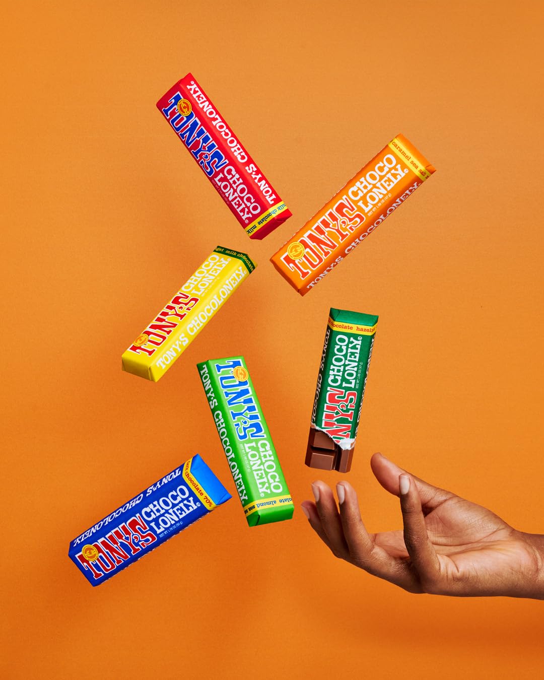 Tony's Chocolonely Milk Chocolate Bar - Fairtrade, B Corp Certified | 50g Bar (Pack of 10) 3