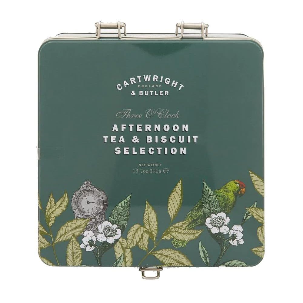 Cartwright & Butler Three O'Clock Afternoon Tea & Biscuit Selection Tin - 200g 1