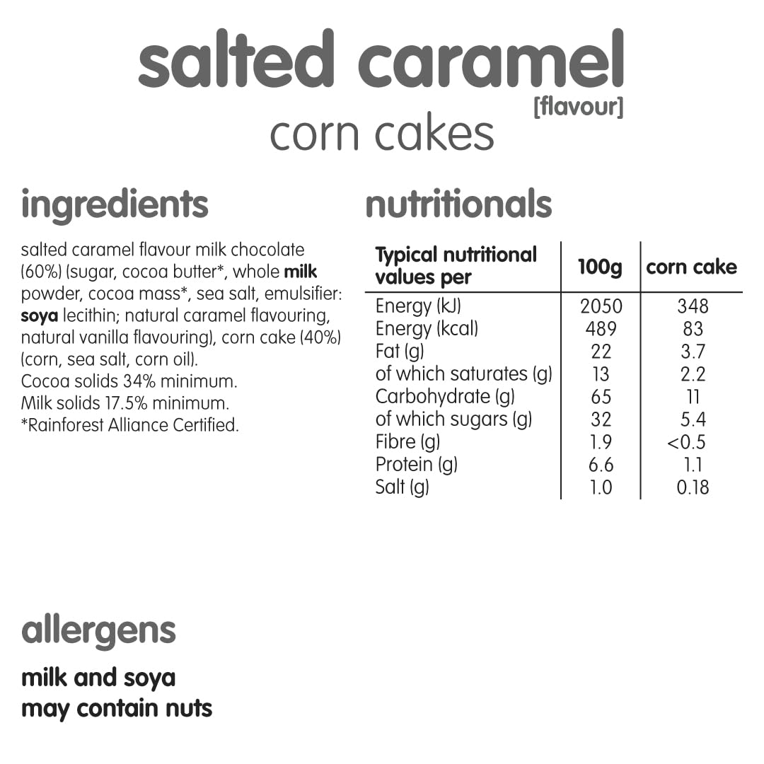 Itsu Salted Caramel Flavour Corn Cakes - Gluten Free | 4 Pack | 136g 3
