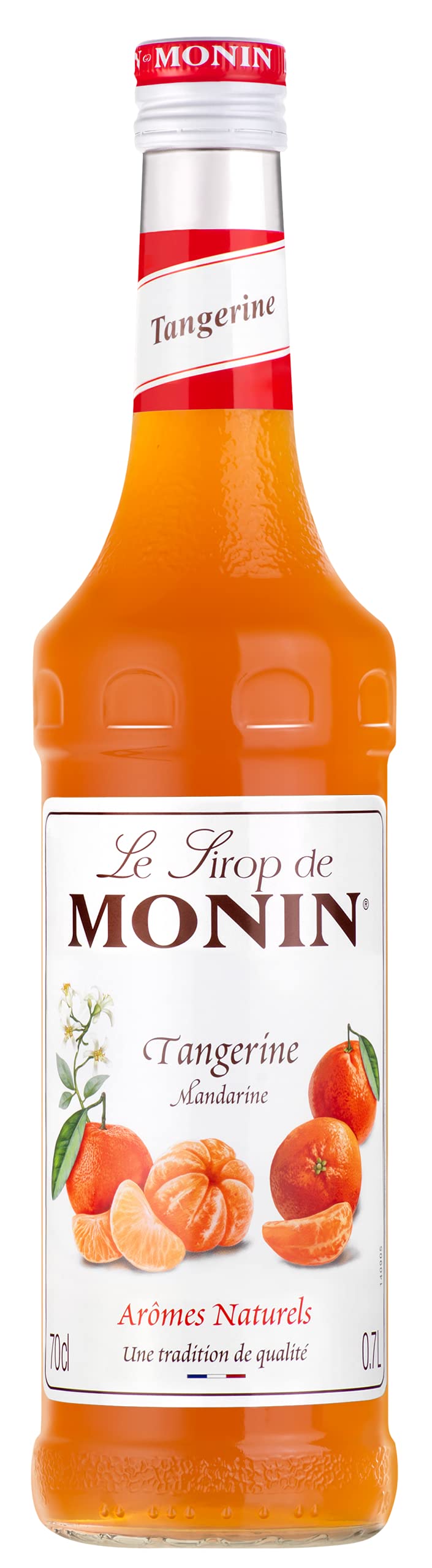 Monin Premium Tangerine Syrup - 700ml Bottle | Vegan-Friendly, Natural Flavourings