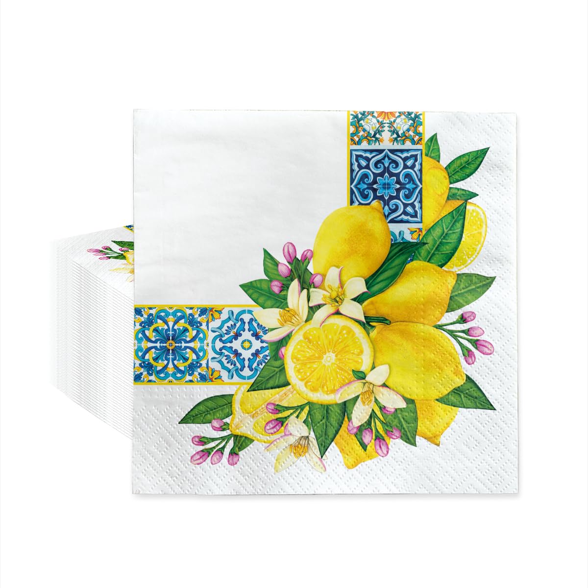 PAW Decor Collection Paper Napkins - Mediterranean Frame | 33 x 33 cm | 20 Pack
