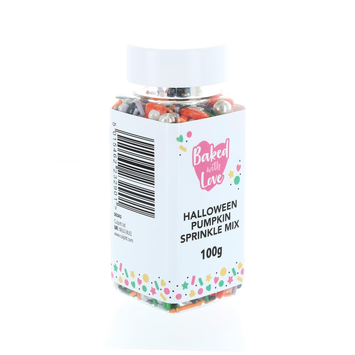 Baked With Love Halloween Pumpkin Sprinkles - 100g Bottle 6