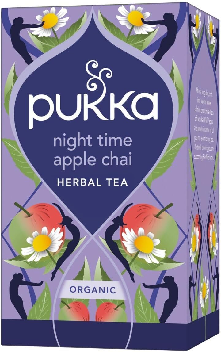 Pukka Herbs Night Time Apple Chai Organic Herbal Sleep Tea - Promotes Relaxation, Supports Sleep 1