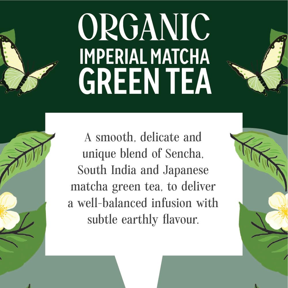 Heath & Heather Organic Imperial Matcha Green Tea - 20 Teabags | Antioxidant Support, Energy Boost 3